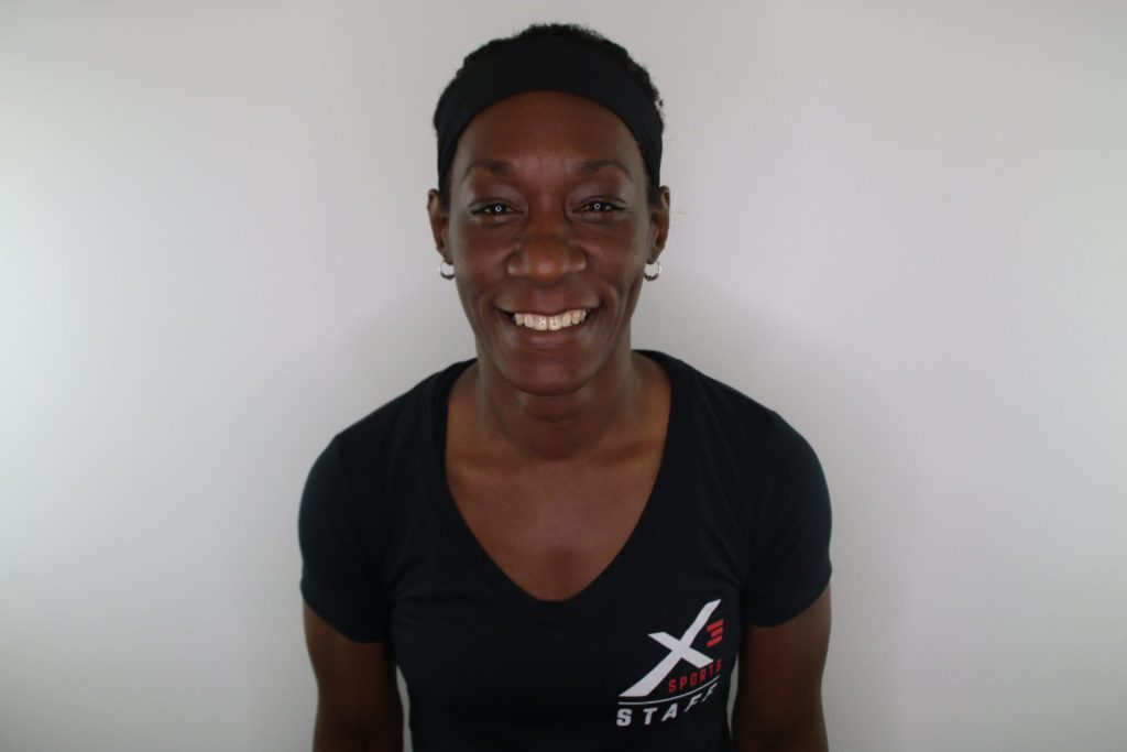 Rica Grandison, trainer at X3 Sports Inman Park. Rica teaches kickboxing, Muy Thai, Boxing, Fast Track, and Power Track.